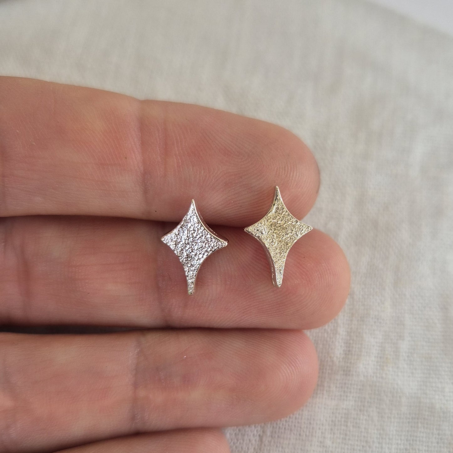 Sandcast Star Studs