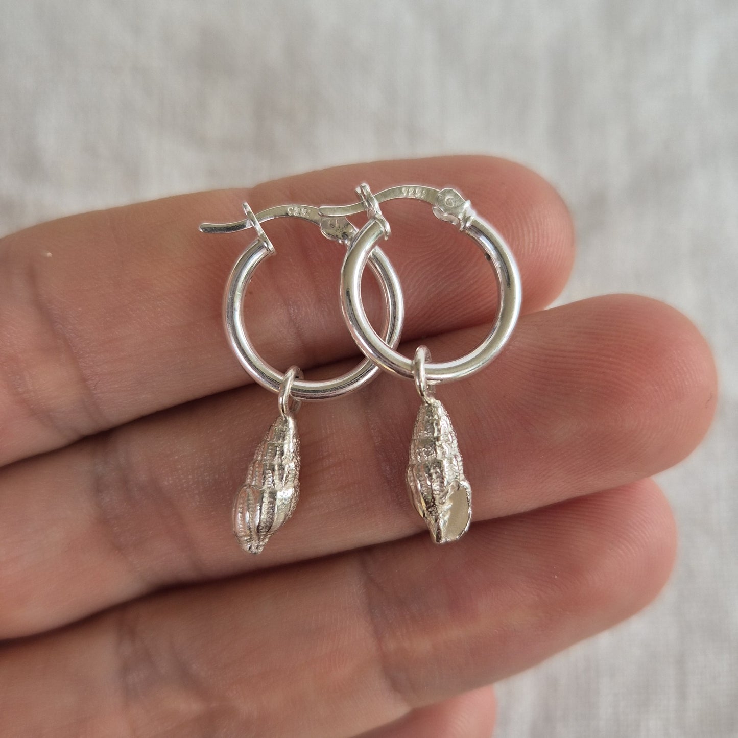 Spiral Shell Hoops
