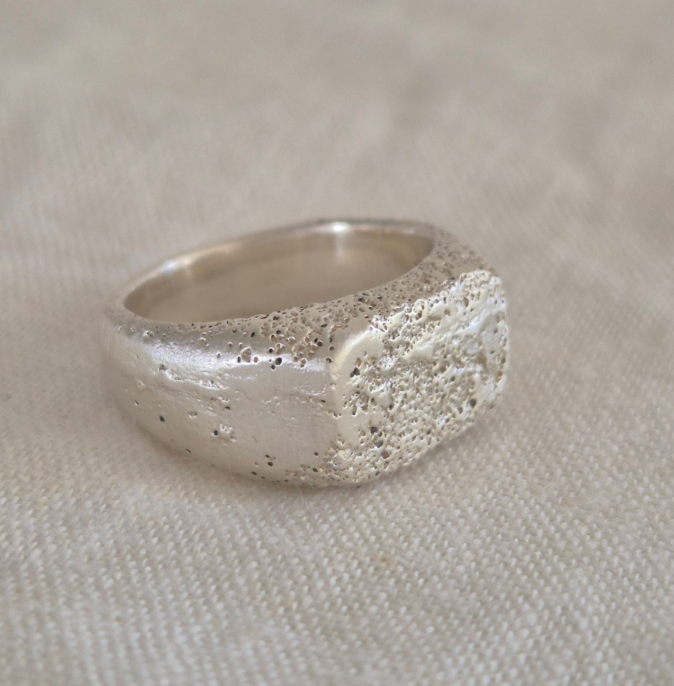 Sandcast Signet with Beach Sand