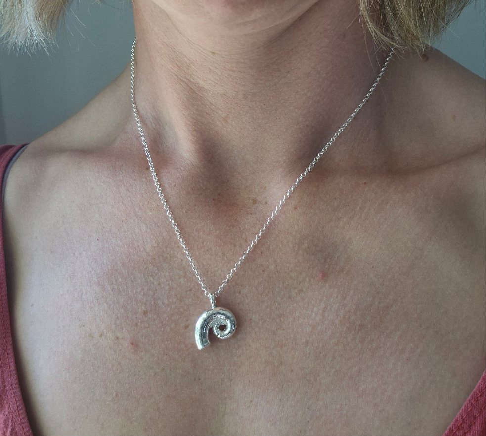 Spiral Seashell & Chain