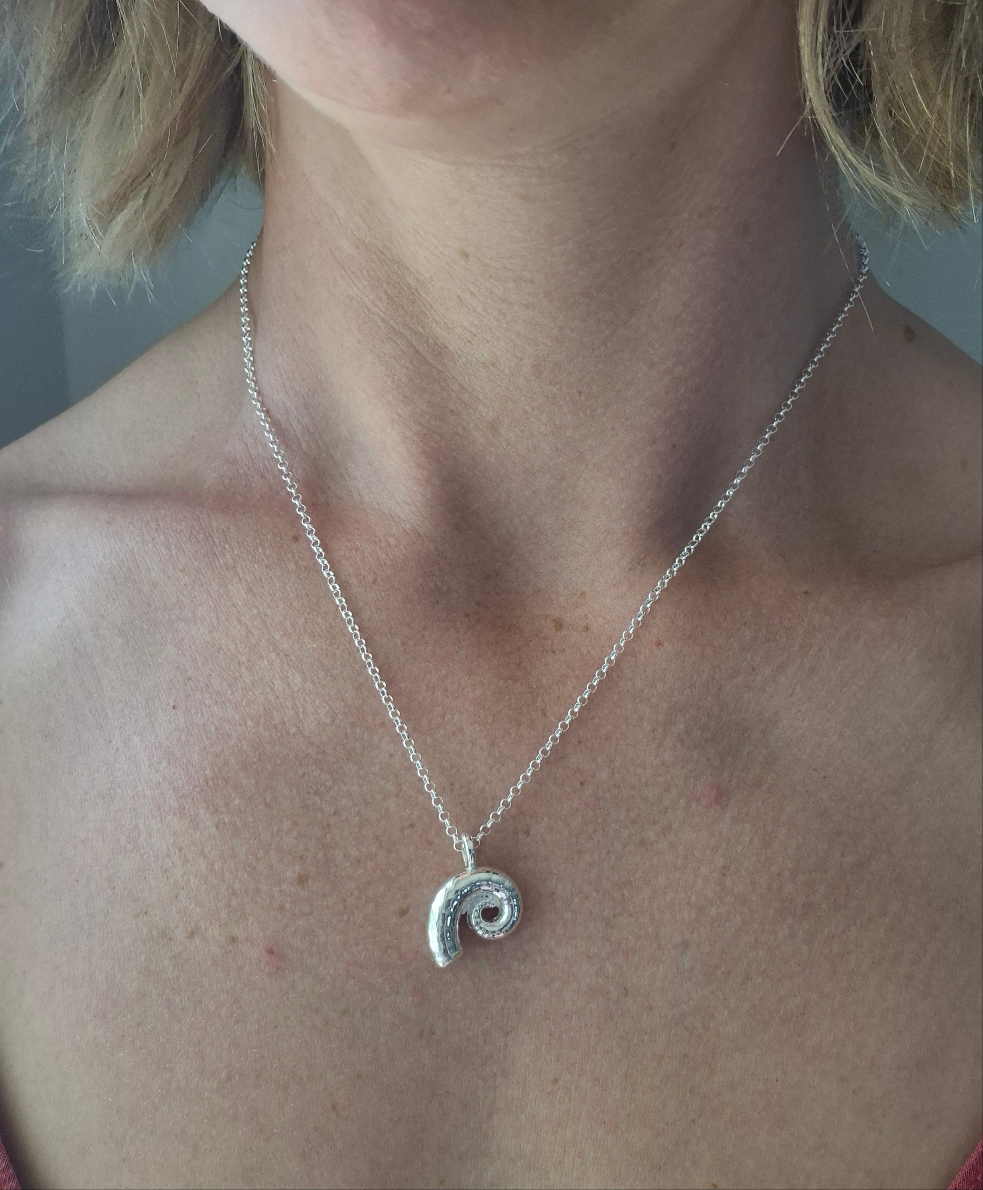 Spiral Seashell & Chain