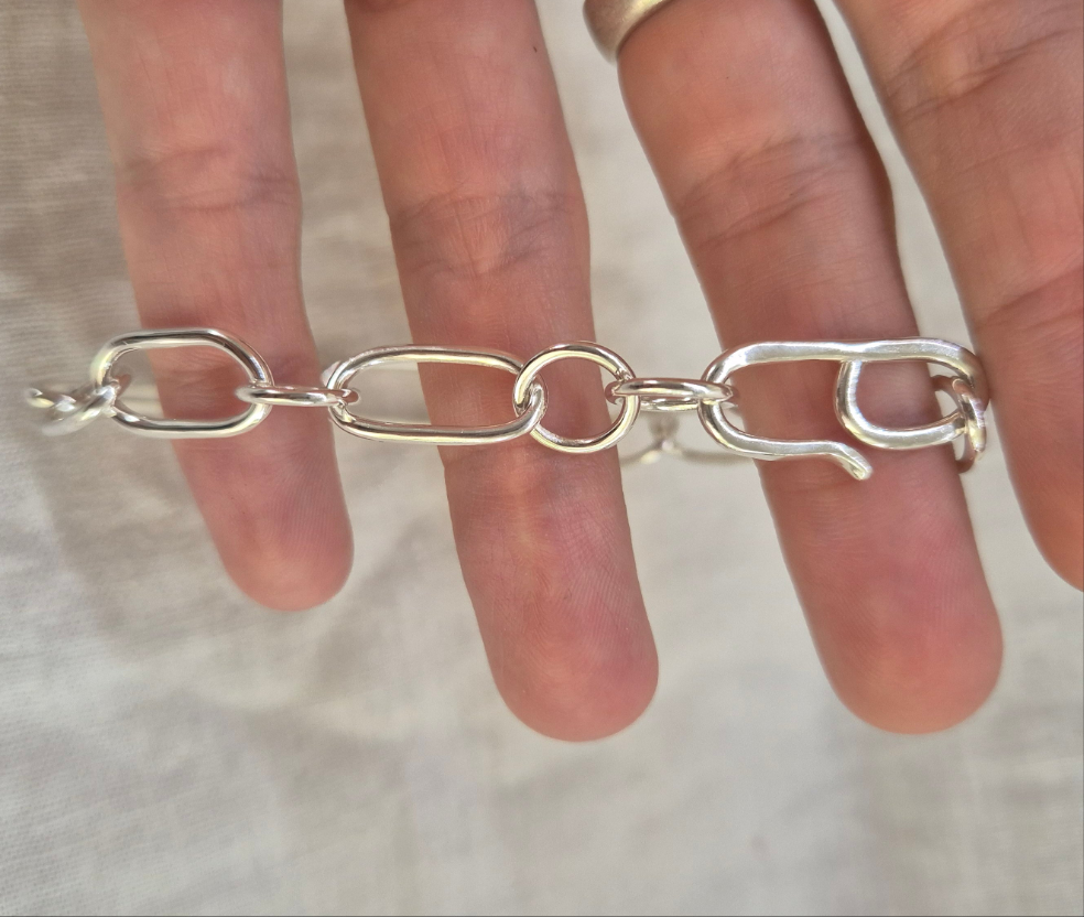 Heavy Paperclip Handmade Chain