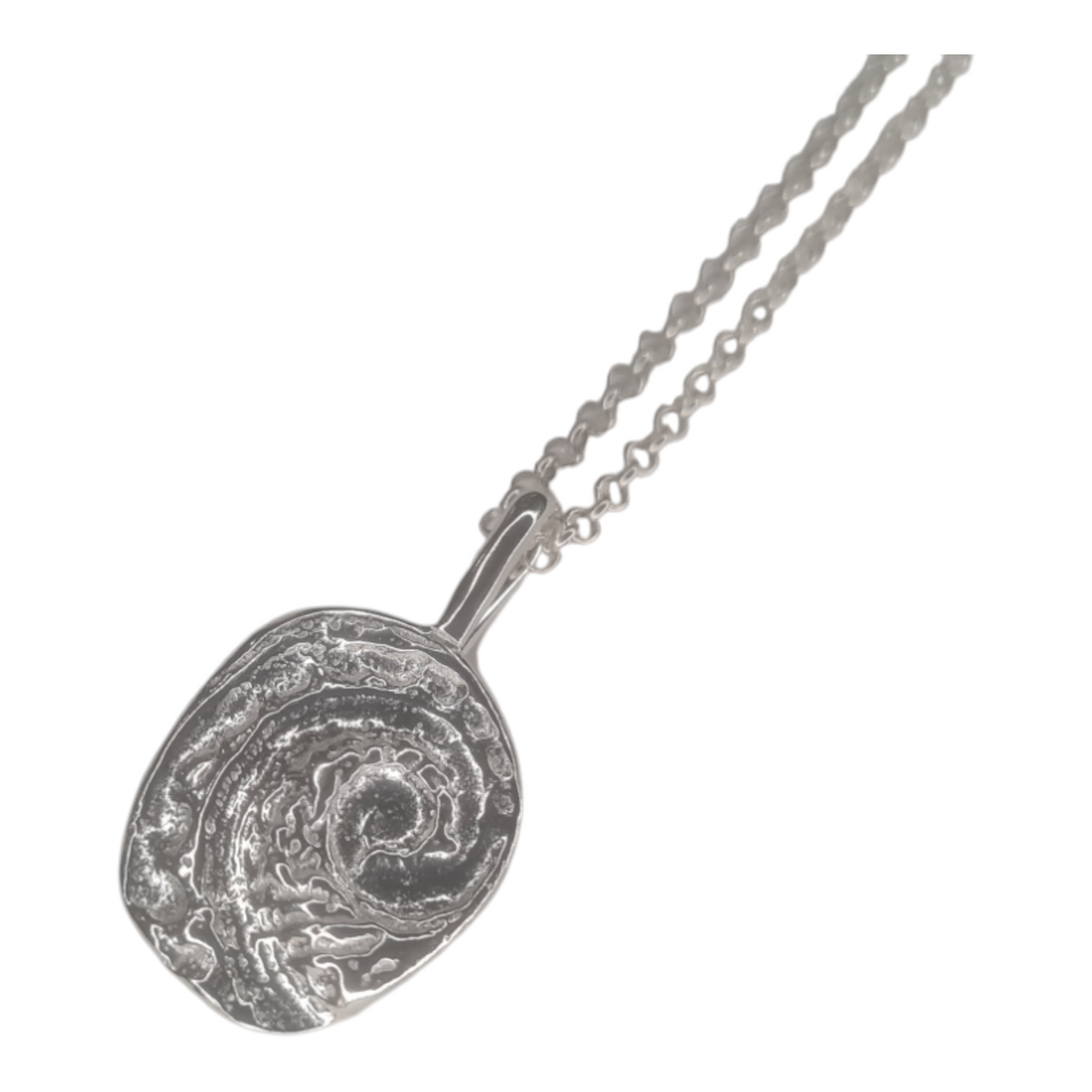Sandcast Pendant Abalone