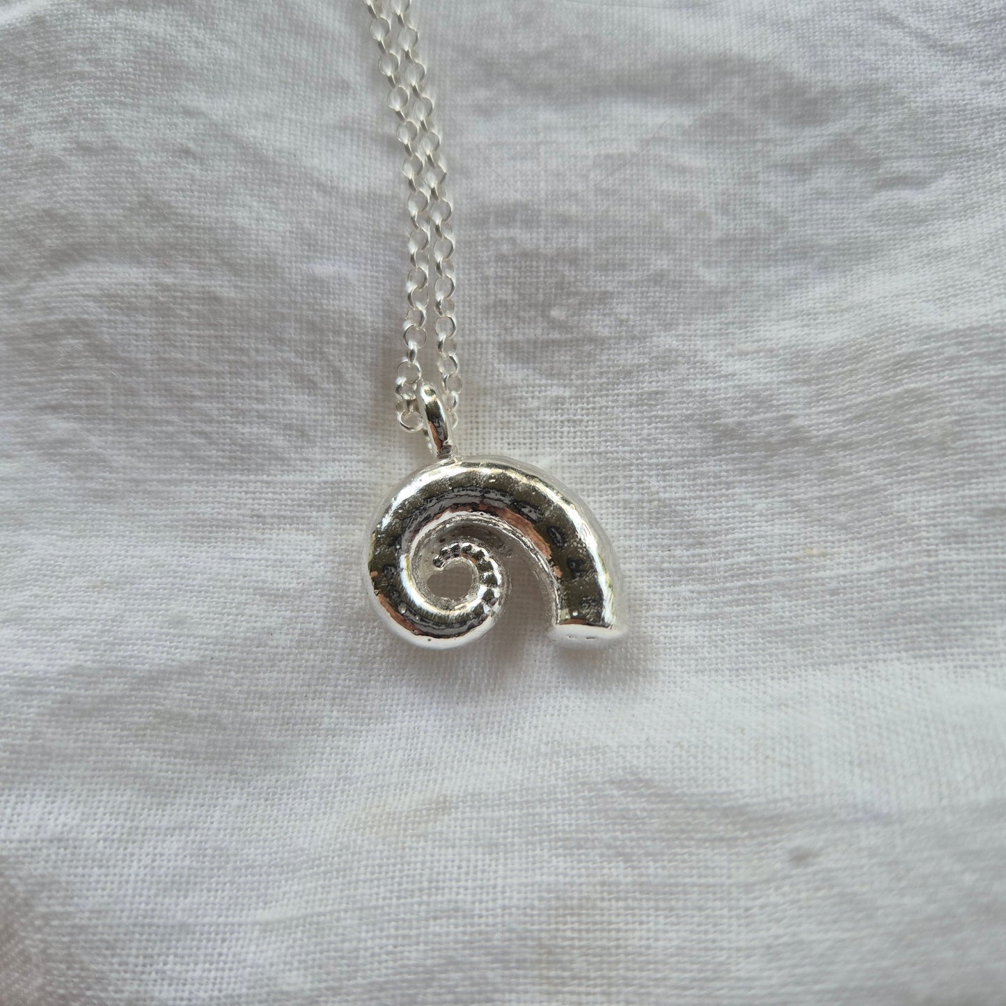 Spiral Seashell & Chain