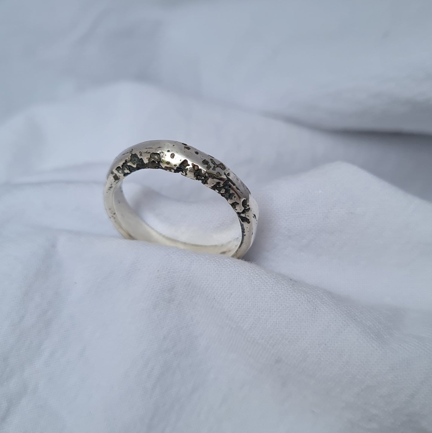 3mm Sands of Cairns Beach Sterling Silver Ring - MADE TO ORDER