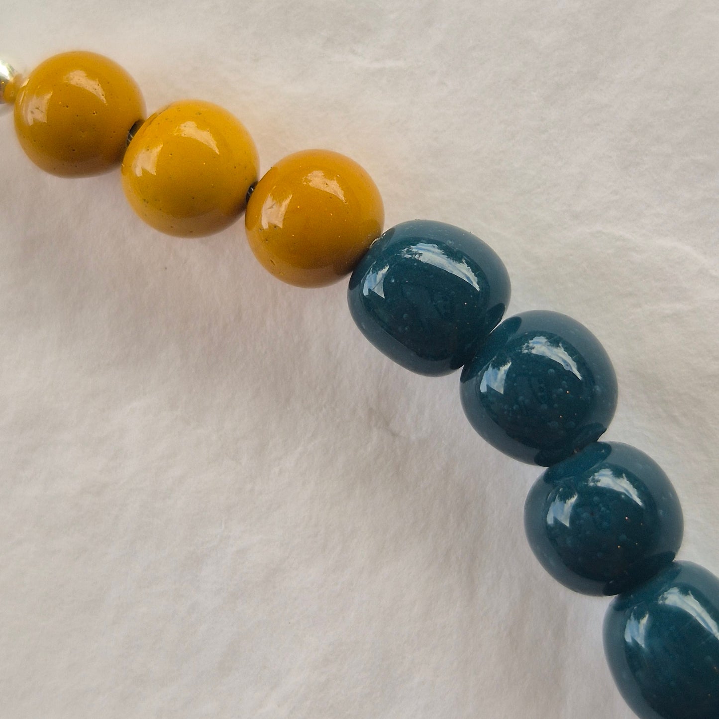 Mookaite and Glass Bead Bracelet v.2