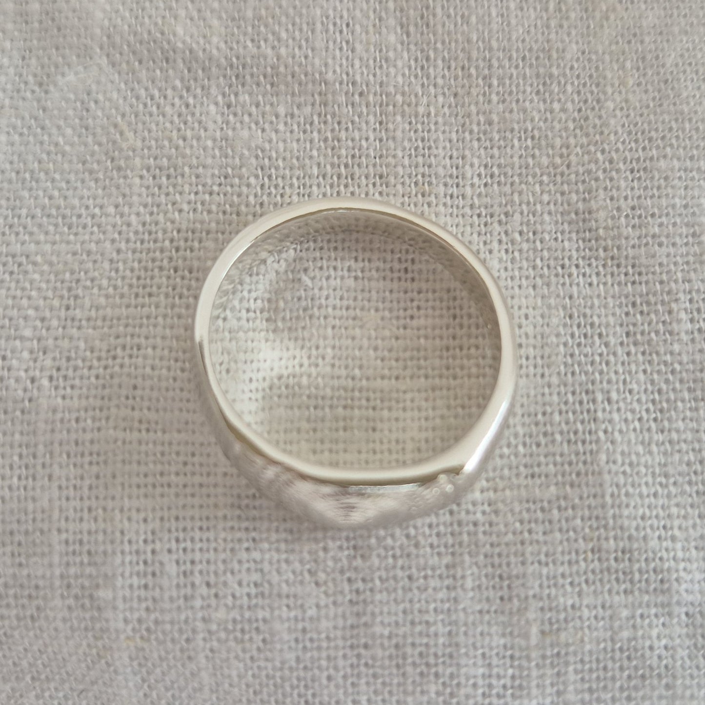 Sundial Impression Ring - Size O 1/2