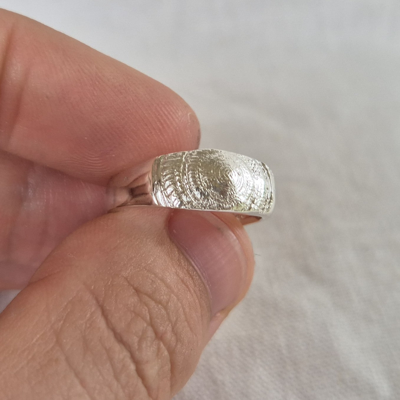 Sundial Impression Ring - Size O 1/2