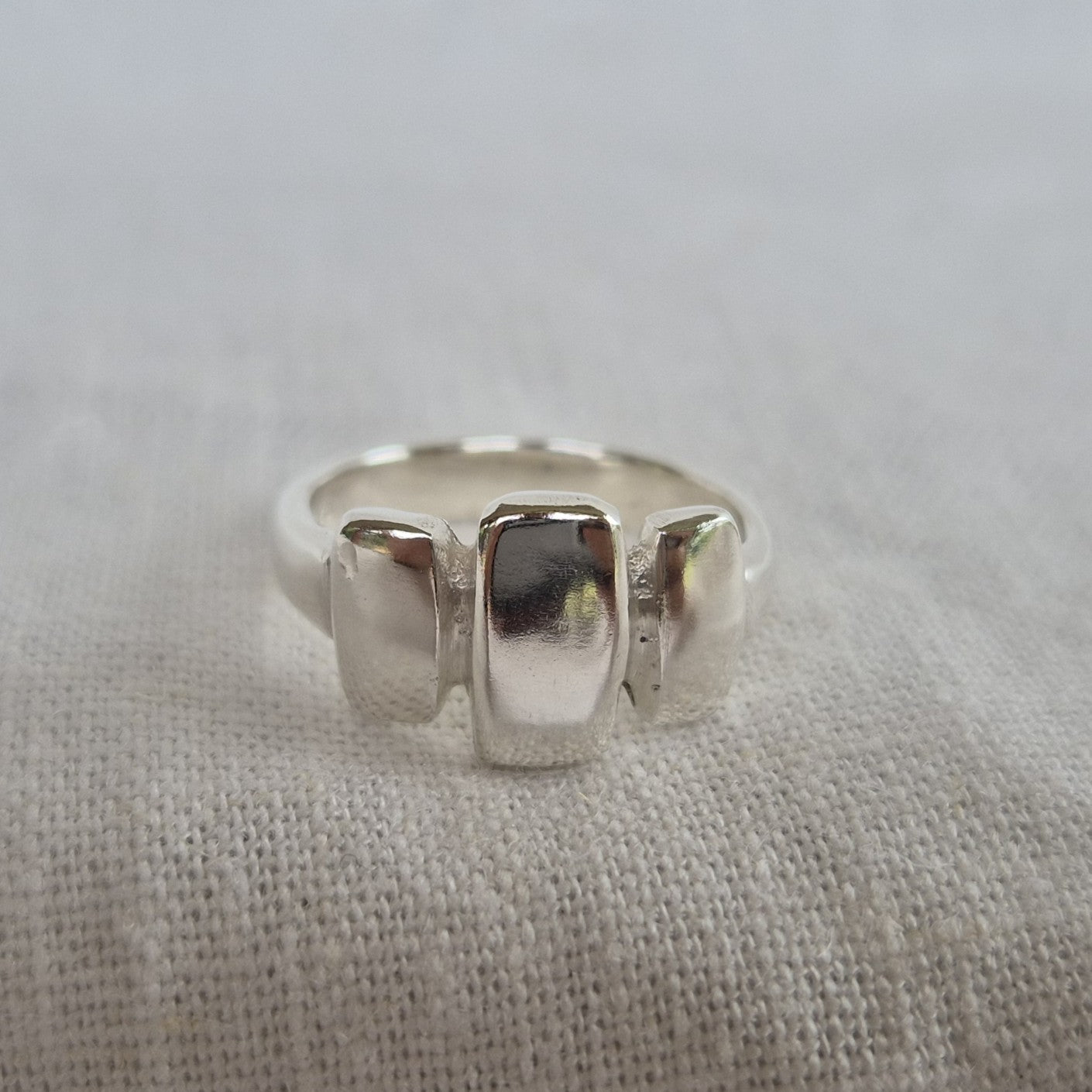 Three-Tier Relic Ring - Size M 1/2