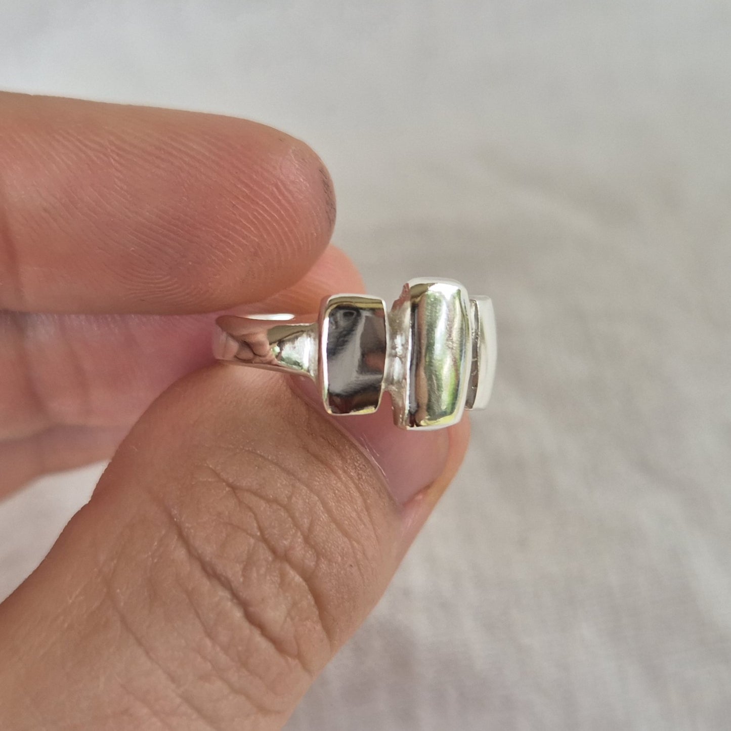 Three-Tier Relic Ring - Size M 1/2