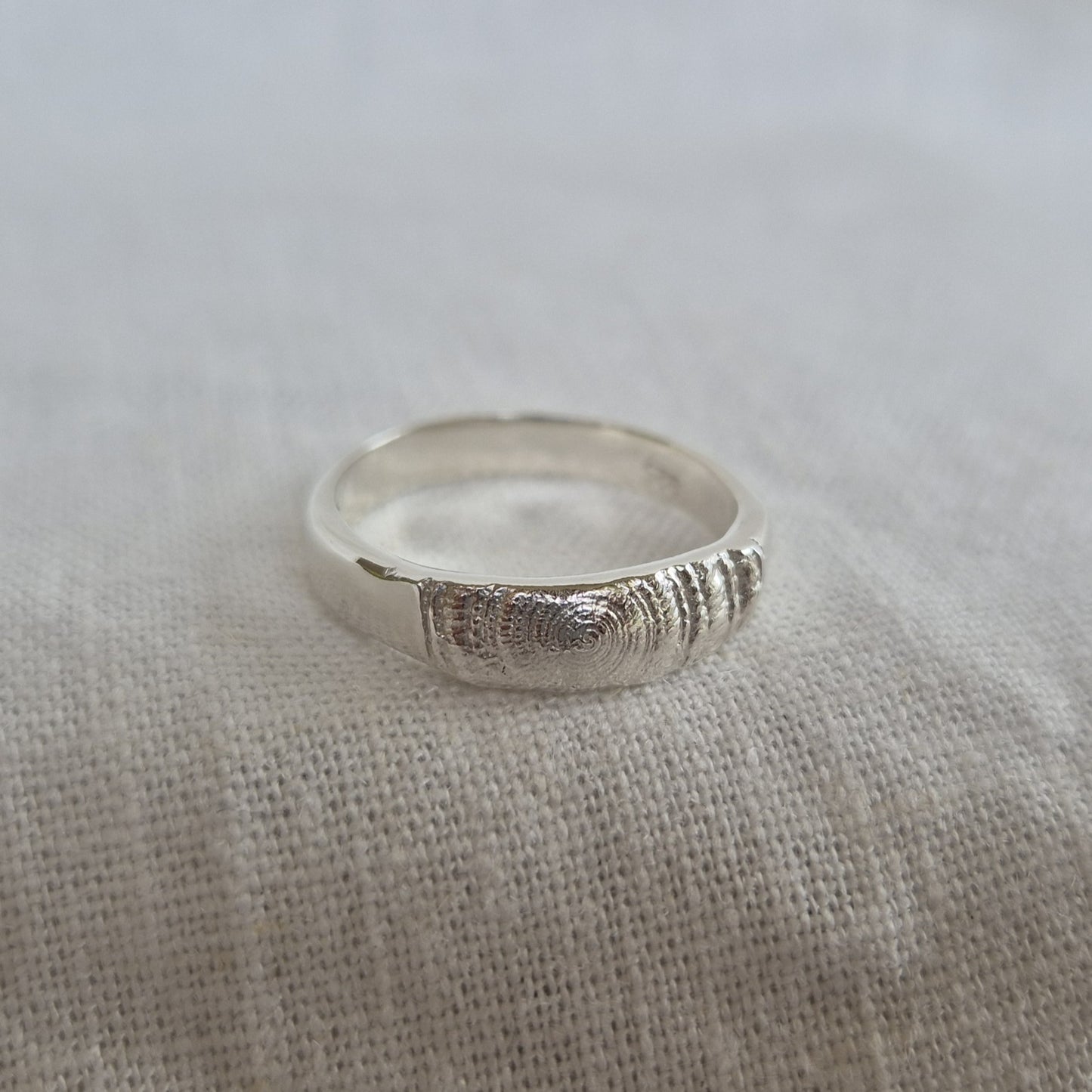 Sundial Impression Ring - Size P 1/2