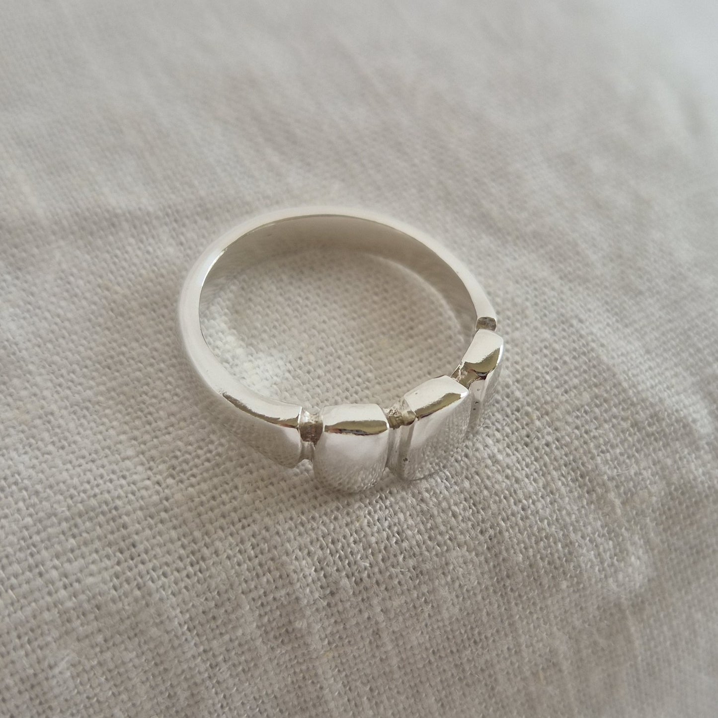 Three-Tier Relic Ring - Size U 1/2