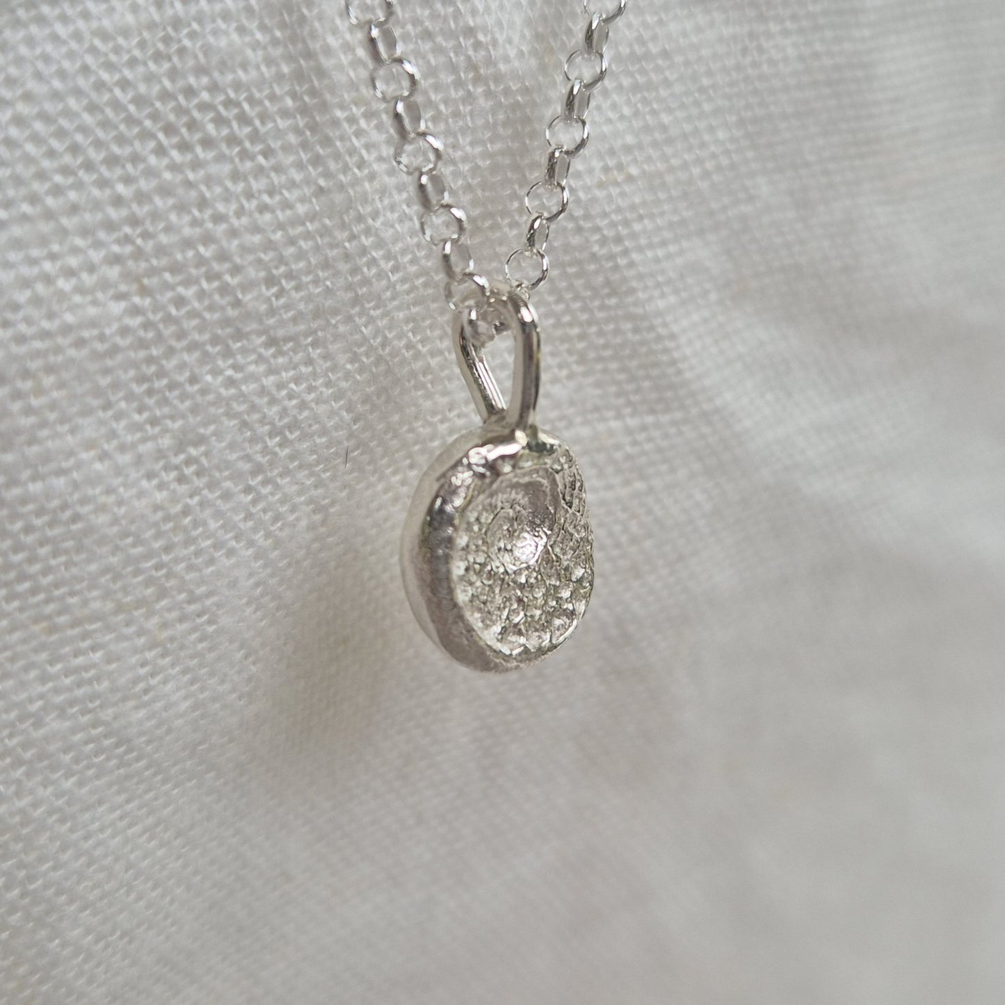 Small Abalone Pendant Necklace