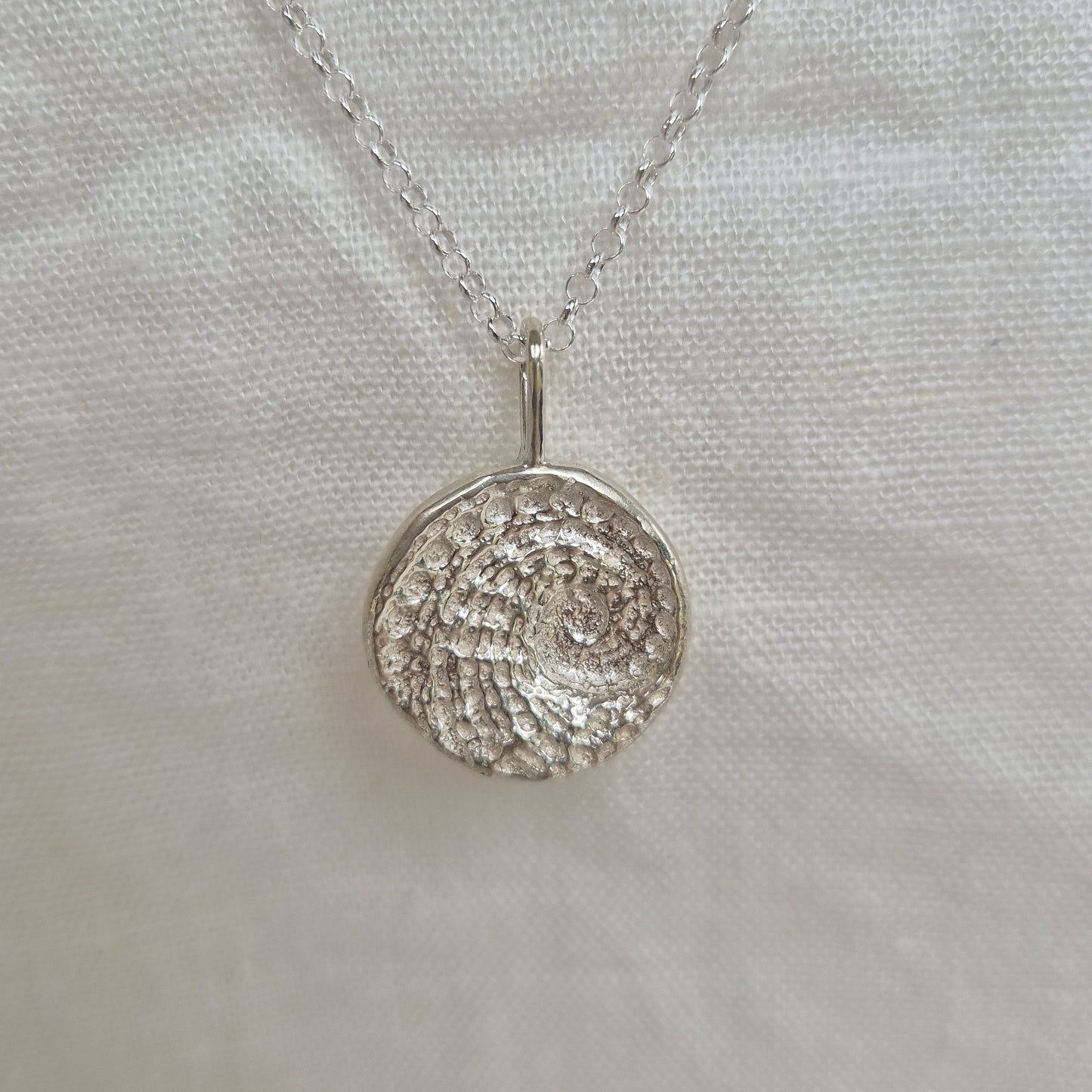 Abalone Shell Pendant Necklace - Large