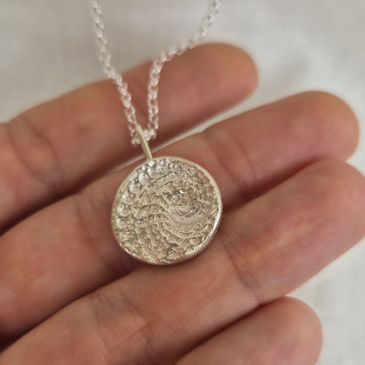 Abalone Shell Pendant Necklace - Large