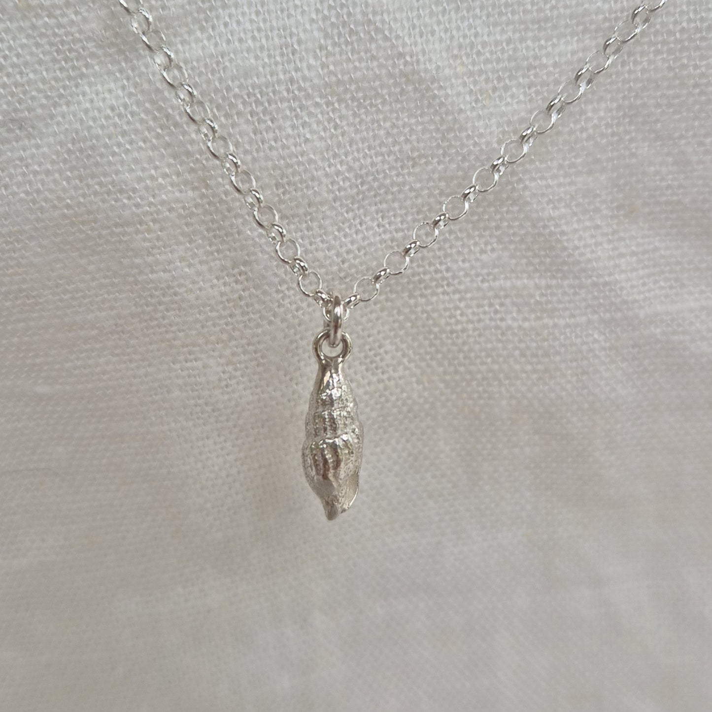 Spiral Shell Pendant Necklace