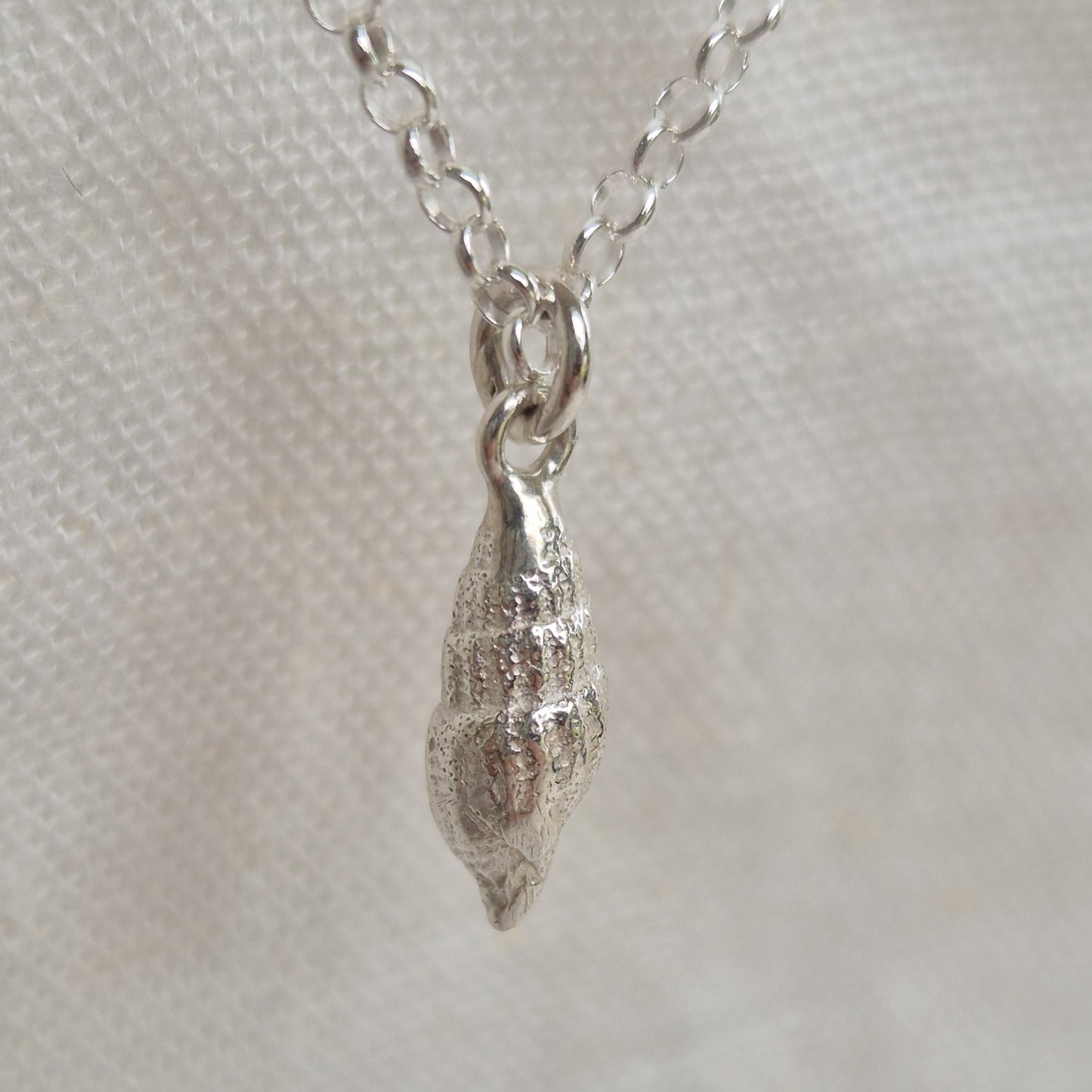 Spiral Shell Pendant Necklace