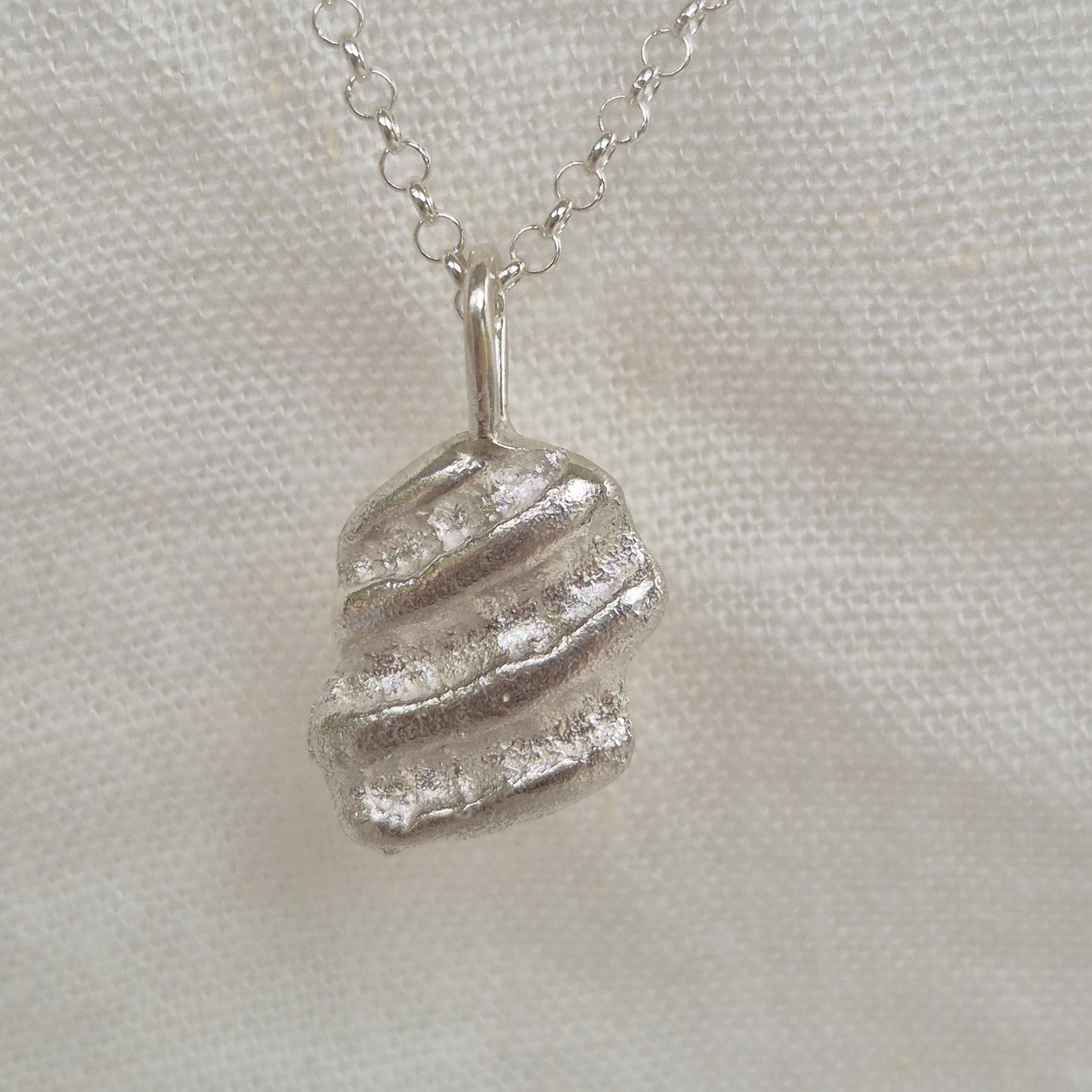 Seashell Fragment Pendant Necklace