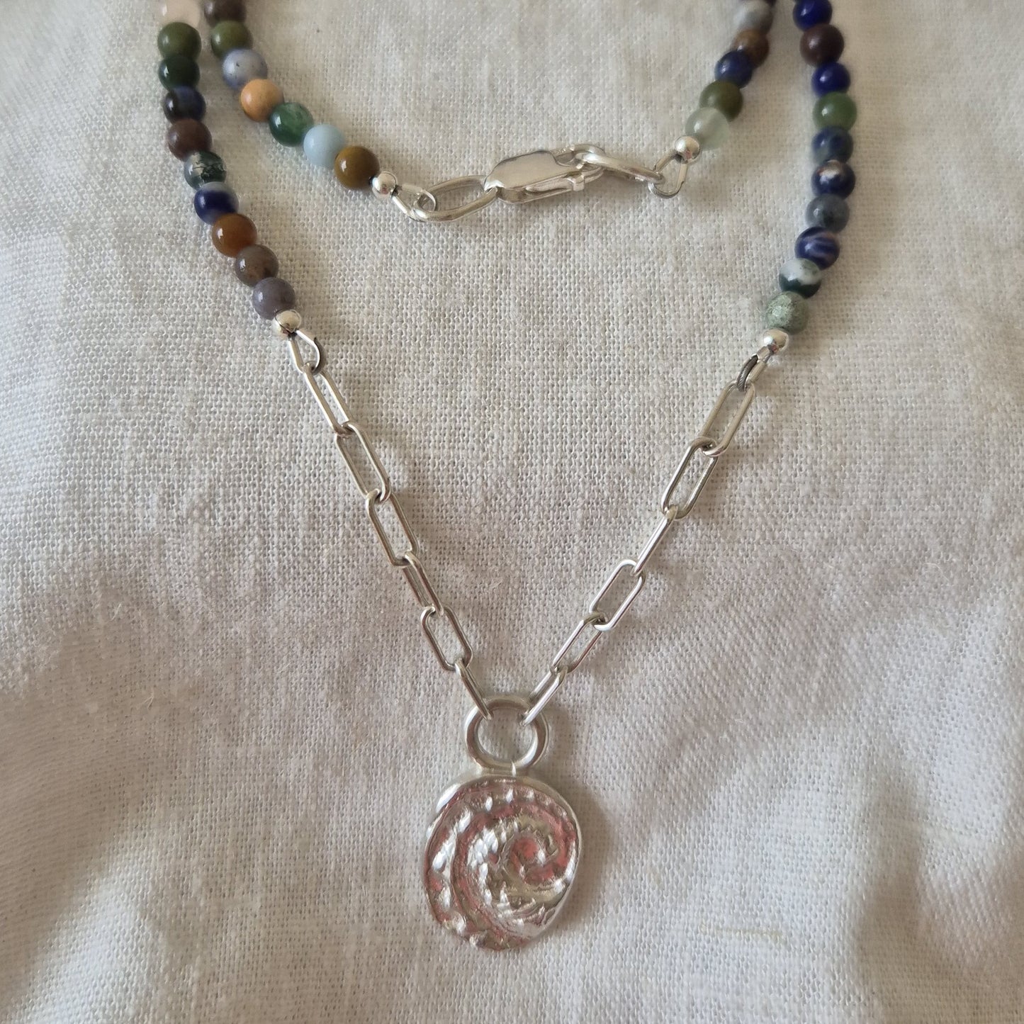 Abalone & Gemstone Necklace