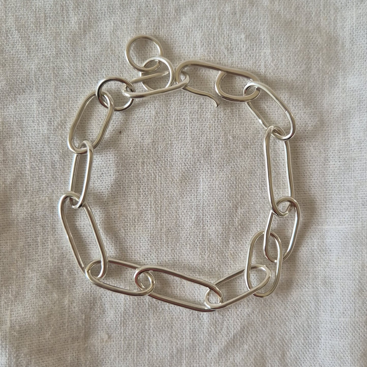 Handmade Sterling Silver Chain Bracelet