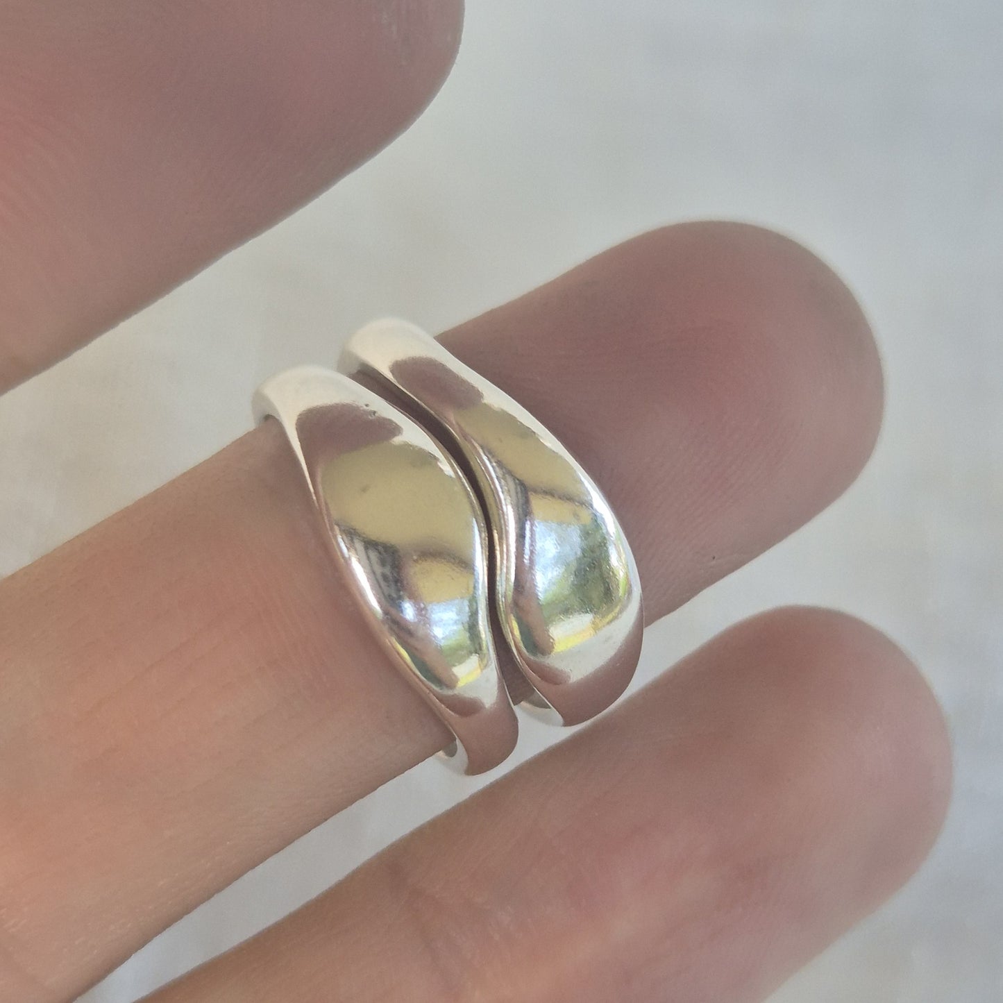 Soft Curve Ring Set – Two Rings