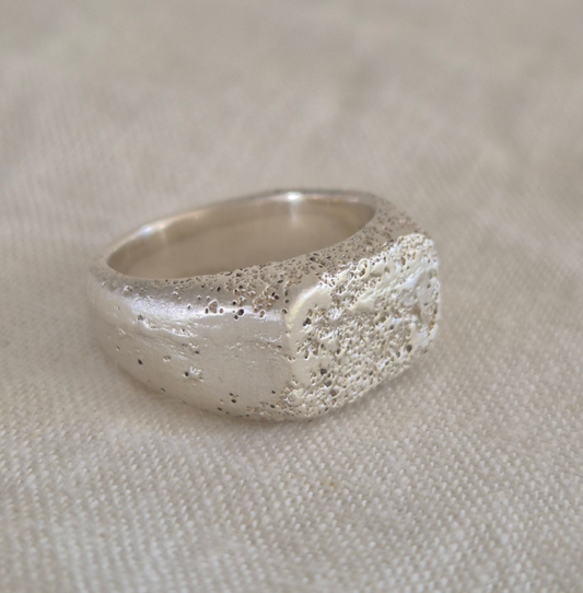 Sandcast Signet with Beach Sand