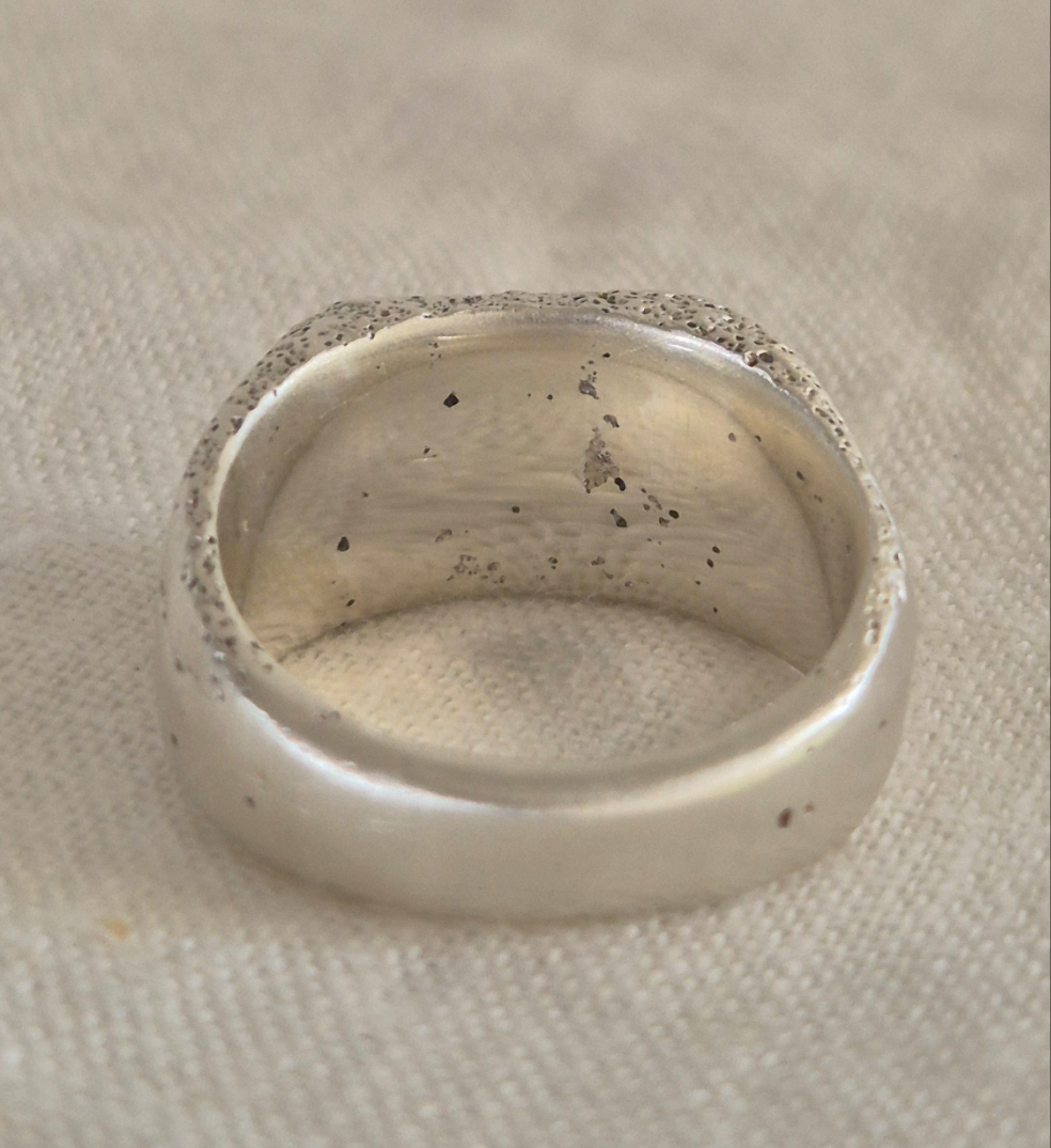 Sandcast Signet with Beach Sand