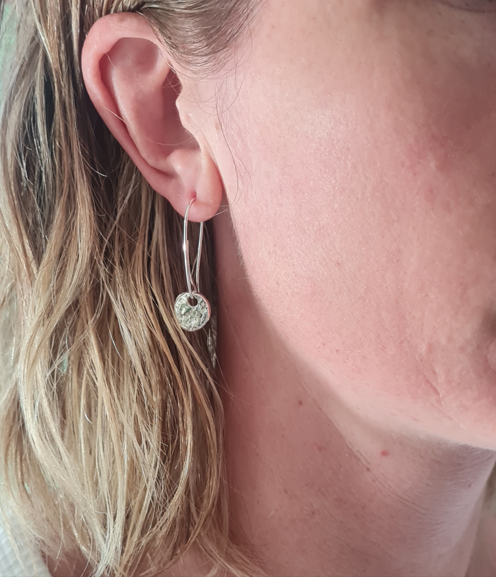 Sandcast Dangle Earing