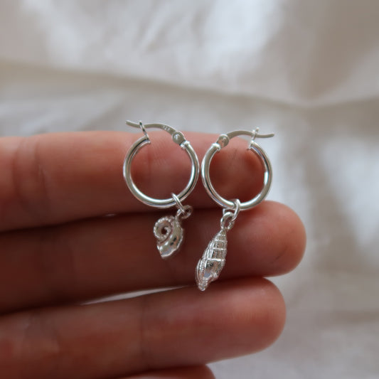 Spiral Shell Hoops