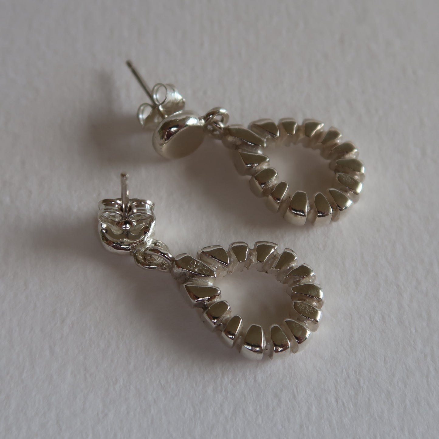 Segmented Teardrop Dangles