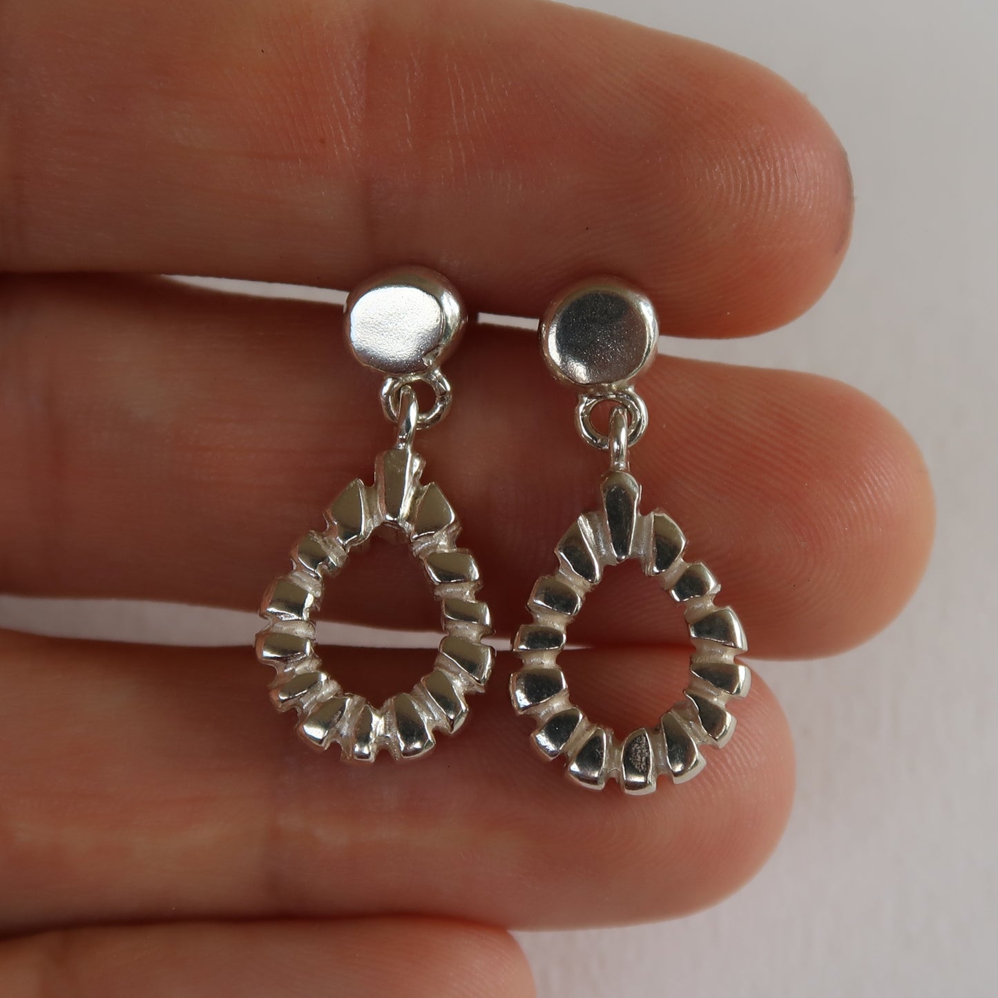 Segmented Teardrop Dangles