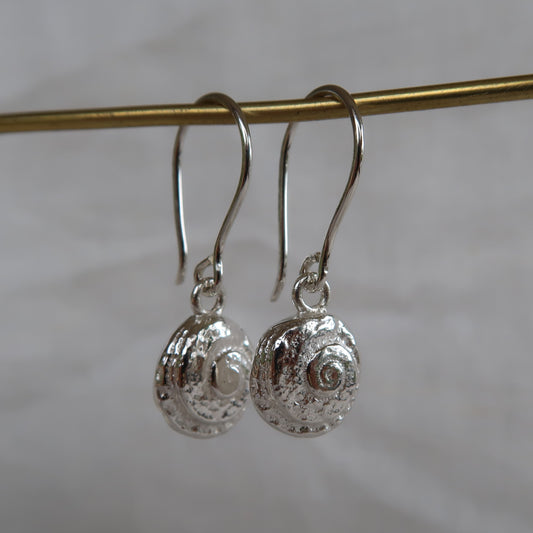 Spiral Impression Hook Earrings