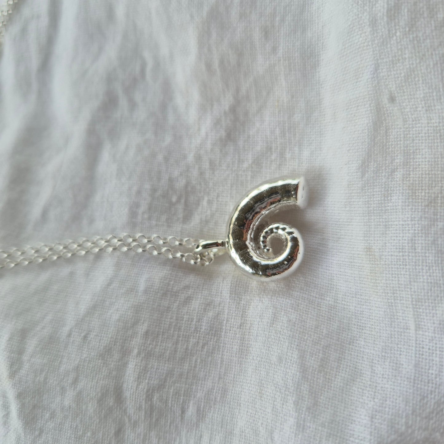 Spiral Seashell & Chain