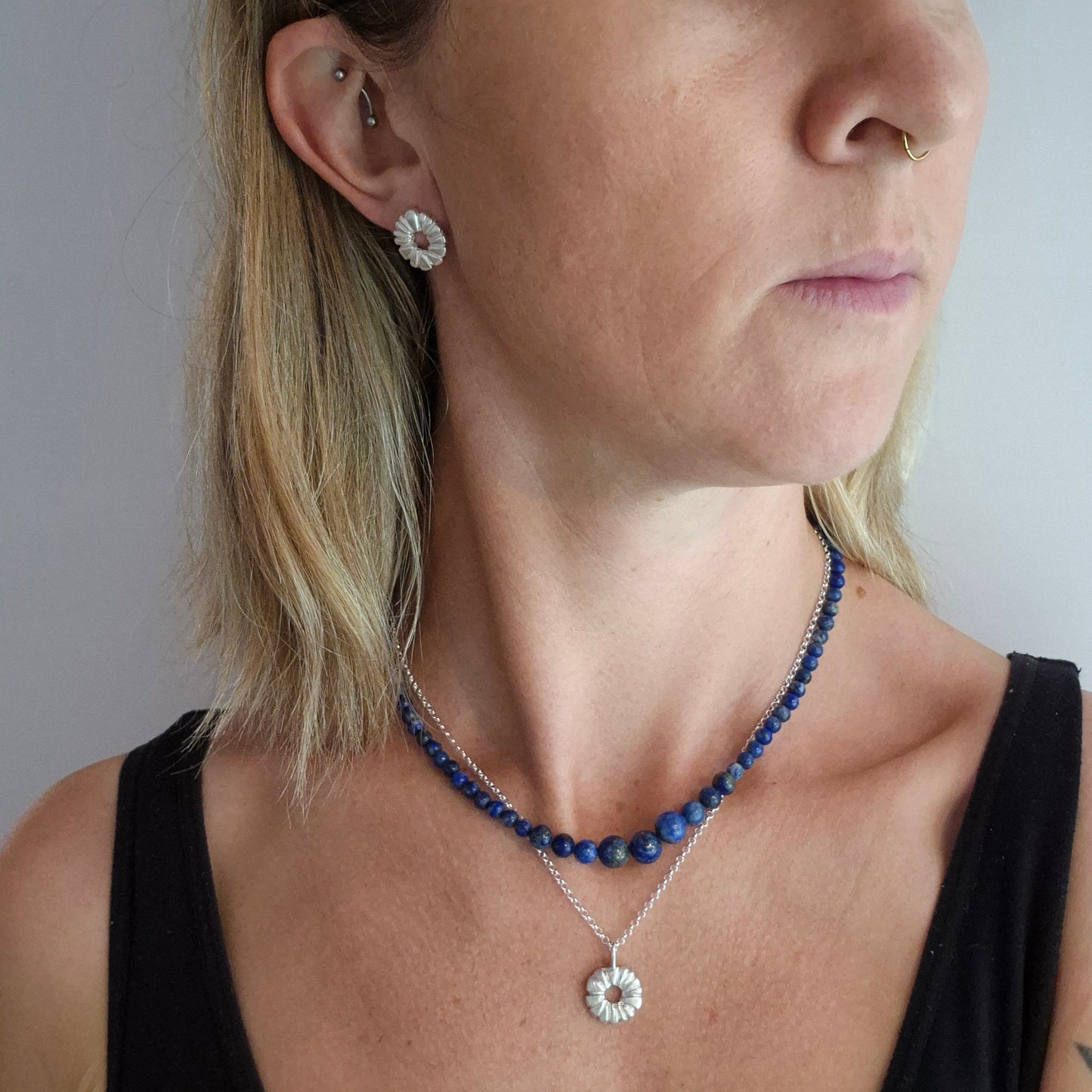 Lapis Lazuli bead necklace