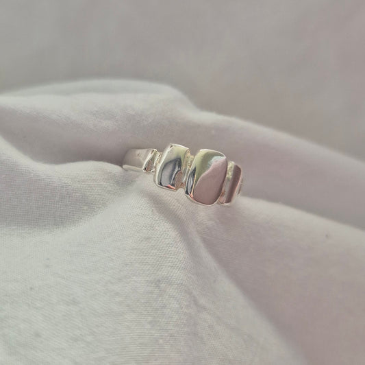 3 Tier Relic Ring Size S - READY TO SHIP