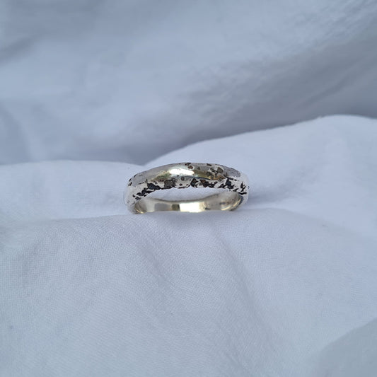 3mm Sands of Cairns Beach Sterling Silver Ring - MADE TO ORDER